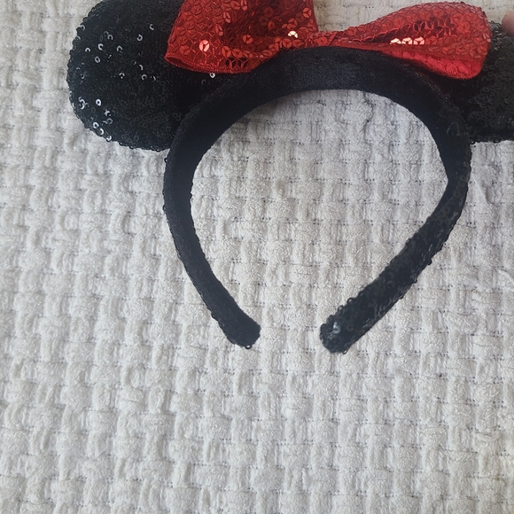 Disney Mini Mouse Ears Headband with Red Bow One Size Fits Most - Picture 3 of 5